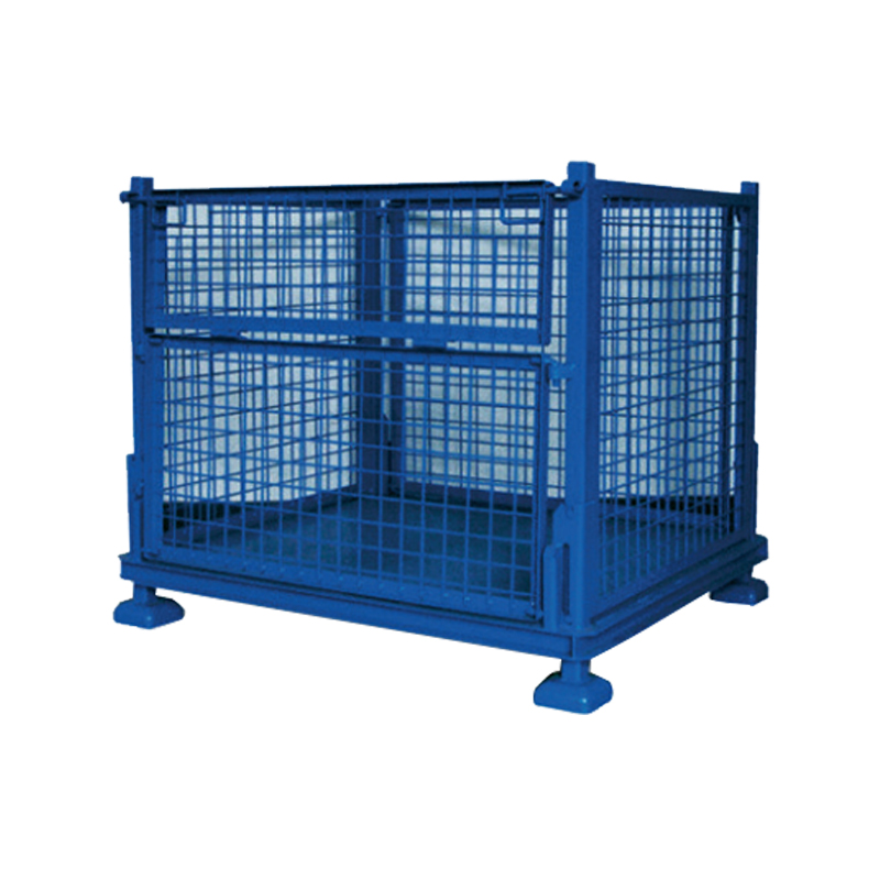 Metal Mesh/Solid Container for Auto Parts Storage