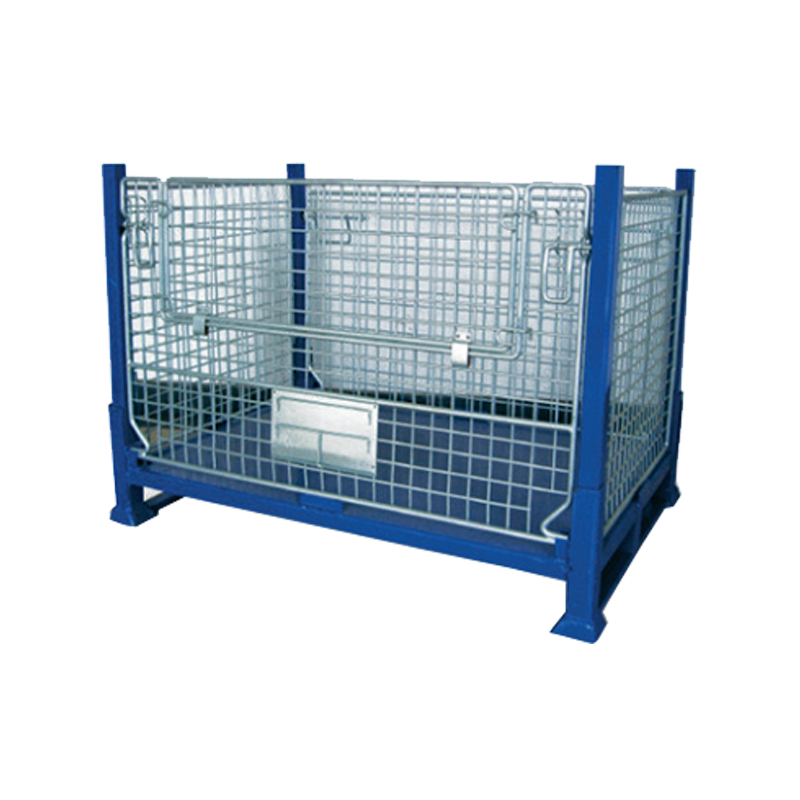 Metal Mesh/Solid Container for Auto Parts Storage