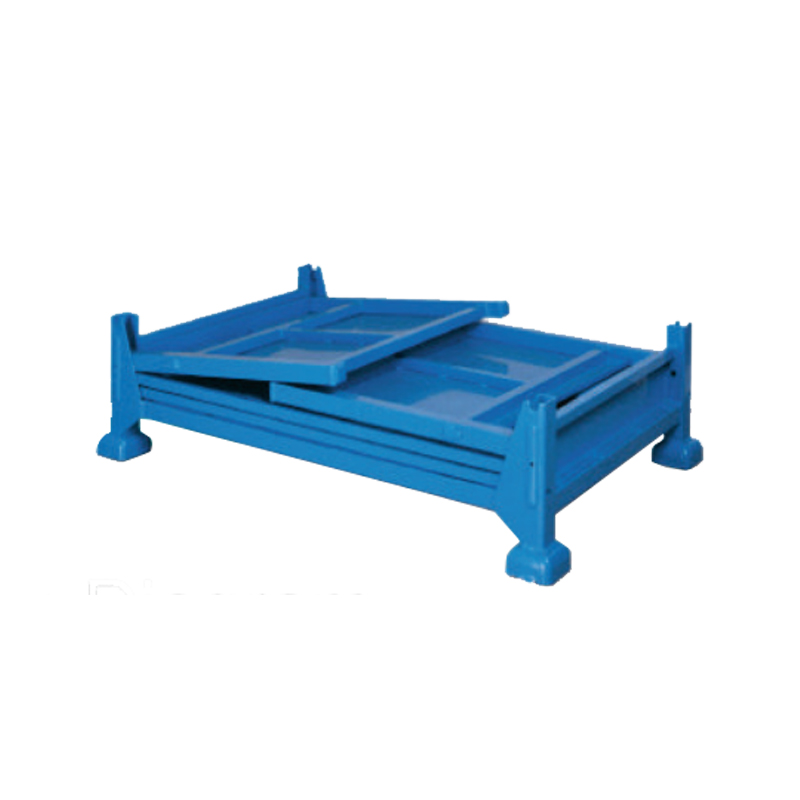 Foldable Steel Stillage With Solid Sides