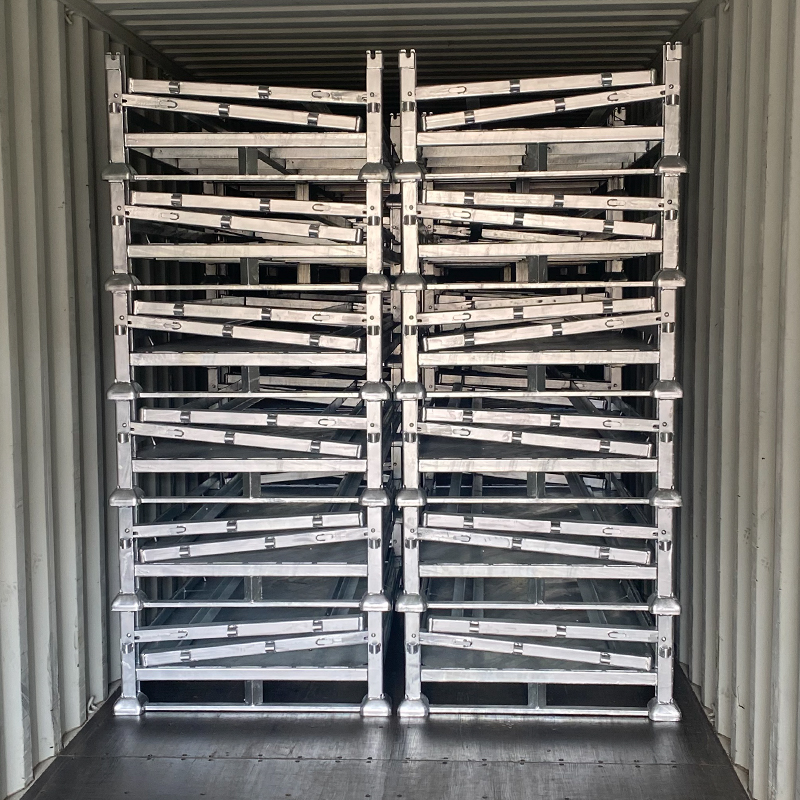 Hot-dip Galvanized Foldable Stacking Rack Hot-dip Galvanized Foldable Stacking Rack