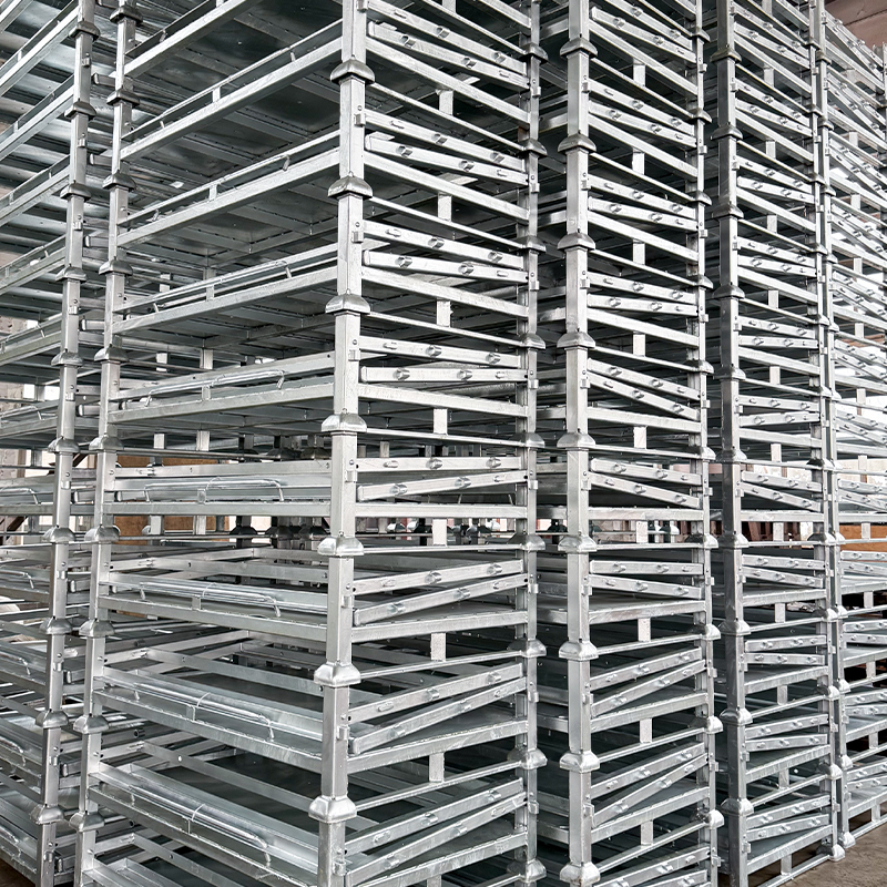 Hot-dip Galvanized Foldable Stacking Rack Hot-dip Galvanized Foldable Stacking Rack