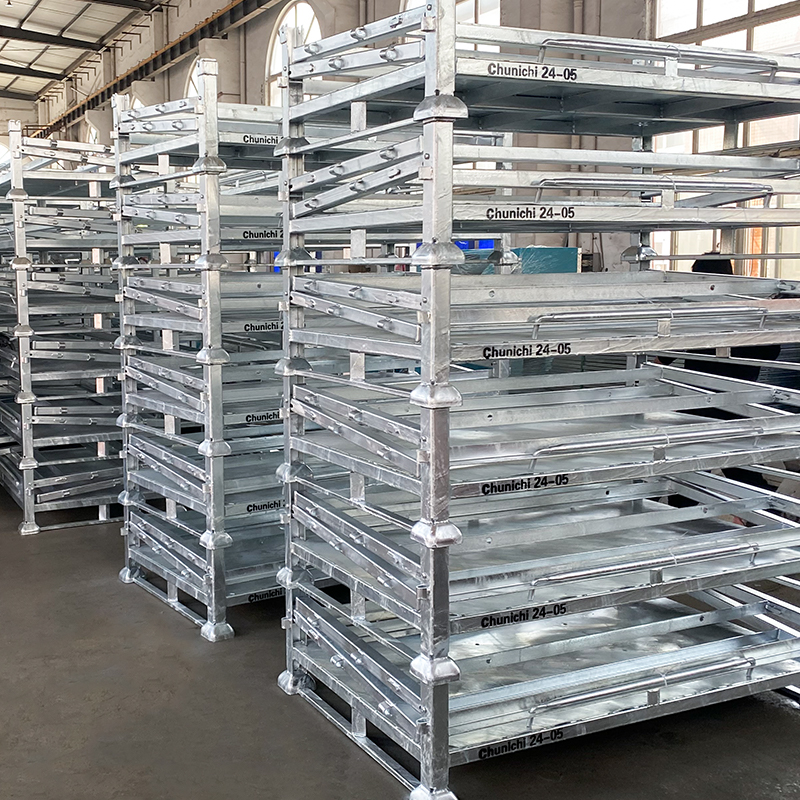 Hot-dip Galvanized Foldable Stacking Rack Hot-dip Galvanized Foldable Stacking Rack